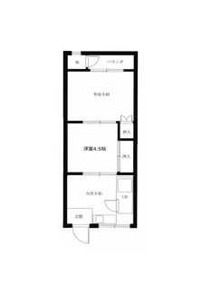福井マンション【3階】の間取り