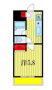 磯貝マンション【3階】の間取り
