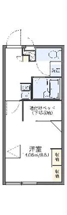レオパレスピーチハウス【2階】の間取り