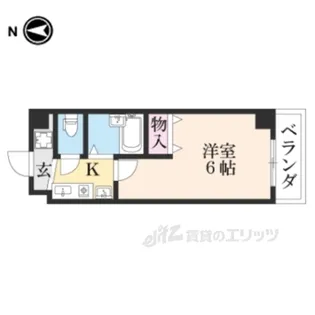 エクセレント高野【3階】の間取り