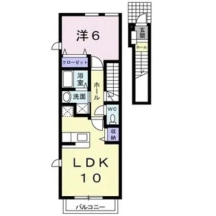 ポラリス【2階】の間取り