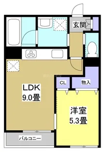 Siesta Daikumachi【2階】の間取り