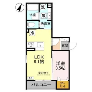 D-Grande弥生E【1階】の間取り
