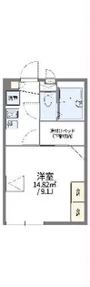 レオパレス英俊E【1階】の間取り