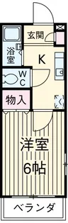 フローラ・トス【1階】の間取り