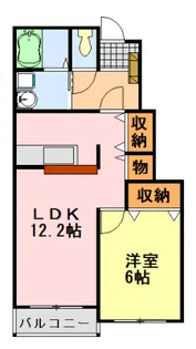 トゥール・エトワール【1階】の間取り