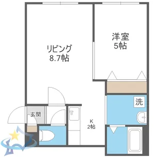 プレシャス5番館【1階】の間取り