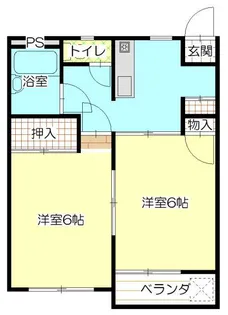 サンハウス藤【2階】の間取り