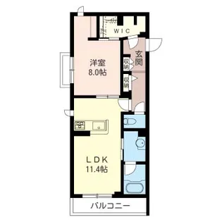 シャーメゾン西鶴間【3階】の間取り
