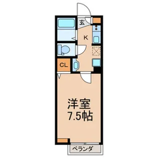 CENTRAGE松戸【1階】の間取り