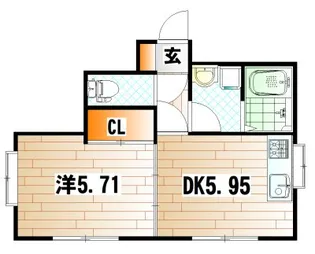 パワーズ116【2階】の間取り