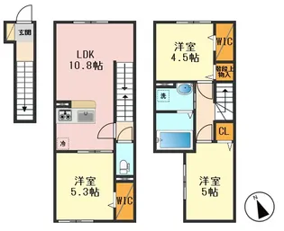 セレスティア柴又IVの間取り