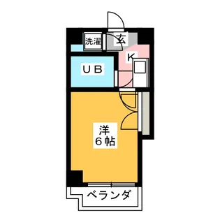 シャトーセーケー【2階】の間取り