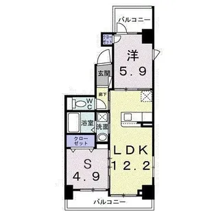 レパラール関口【3階】の間取り