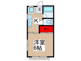 西川口ユニバーサルハイム【3階】の間取り