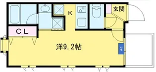 ミルーム赤坂【3階】の間取り