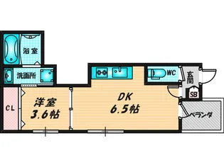 ソリュートピア【3階】の間取り