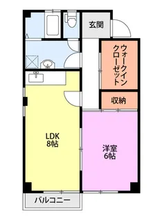 トランビュー高田【2階】の間取り