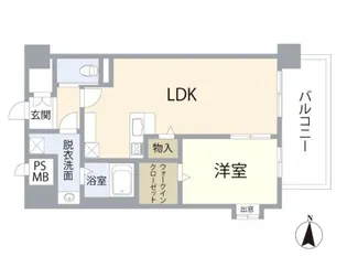 シャンス・ミカド船小路【8階】の間取り