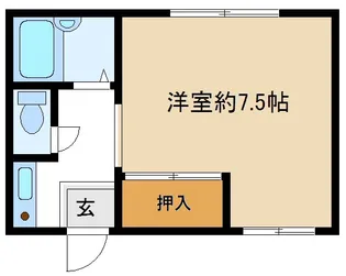 暁21・0号館【1階】の間取り