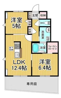 ヴェルドミールIIE【1階】の間取り