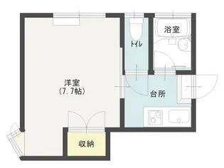 ハイツチェリーズヒル【1階】の間取り