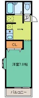 アローズ梶ヶ谷【1階】の間取り