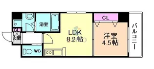 アトール西中島II【10階】の間取り