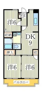ウェルメゾン【3階】の間取り