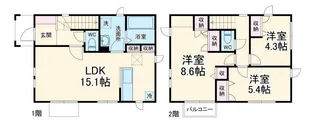 tiny gardenの間取り
