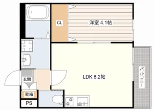 H-maison平野III【3階】の間取り
