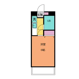 メゾンクレール【1階】の間取り