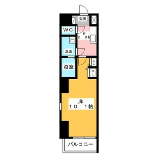 BRIO 名南【2階】の間取り