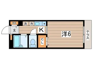 パークビレッジ大倉山【1階】の間取り