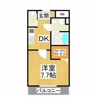 フィアスコート中百舌鳥【3階】の間取り
