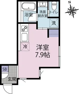 yoru【1階】の間取り