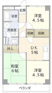 コスモビル【9階】の間取り