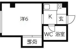 良本三川口マンション【4階】の間取り