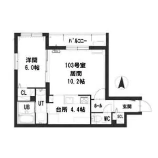 グランメールVilla9.16【1階】の間取り