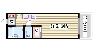 ボナール高町【2階】の間取り