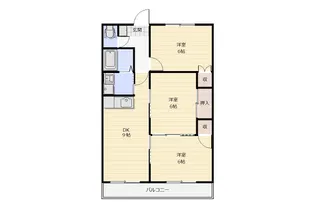 ガーデンヒルズ藍住II【4階】の間取り