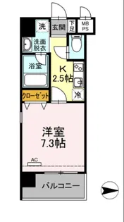 PRINCE54【7階】の間取り