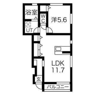 レンブランサ【1階】の間取り