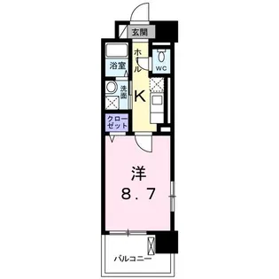 アルカディアコート【2階】の間取り