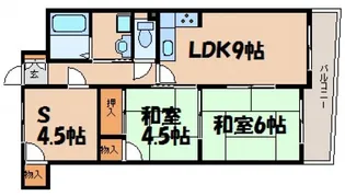 ドゥエルスミダ・カニハラ【1階】の間取り