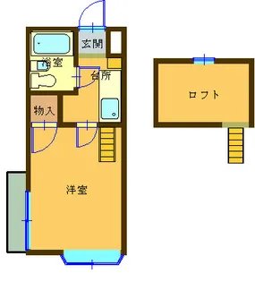 メイプルハウス竜王【2階】の間取り