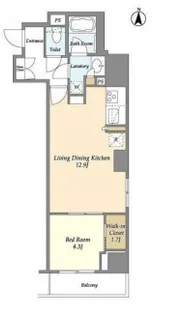 東京都墨田区緑3【マンション】の間取り