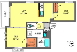 ウエスト レイク ハウス【4階】の間取り