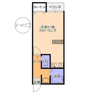 根木ハイツさくら【3階】の間取り