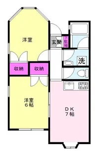 パークサイド21【1階】の間取り